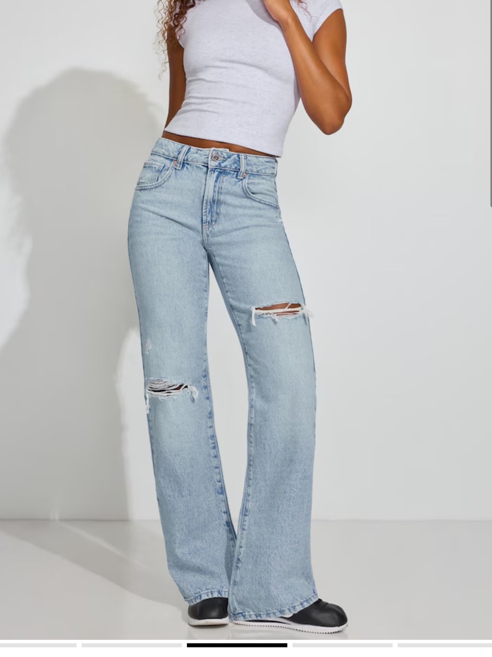 Garage Denim Women's 90's Straight Distressed Jeans - 0
